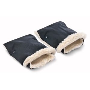 Rukávnik na kočík 2 ks Sensillo 45x21 black - SENSILLO