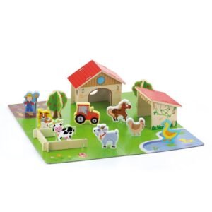 Detské drevené 3D puzzle Viga Farma - Viga