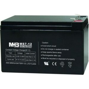 Pb akumulátor MHB VRLA AGM 12V/7Ah (MS7-12)-faston 6,3 mm - Hadex
