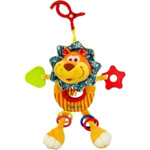 Detská plyšová hračka s hrkálkou Baby Mix levíča - BABY MIX