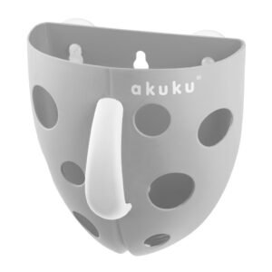 Plastový box na hračky do vane Akuku sivý - AKUKU