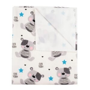 Nepremokavá podložka pre bábätko s motívom Cute Teddy 57×47 cm, 1 ks – ochrana pri prebaľovaní