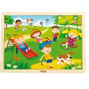 Detské drevené puzzle Viga Jar - Viga