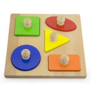 Detské vkladacie puzzle pečiatky Viga Tvary - Viga