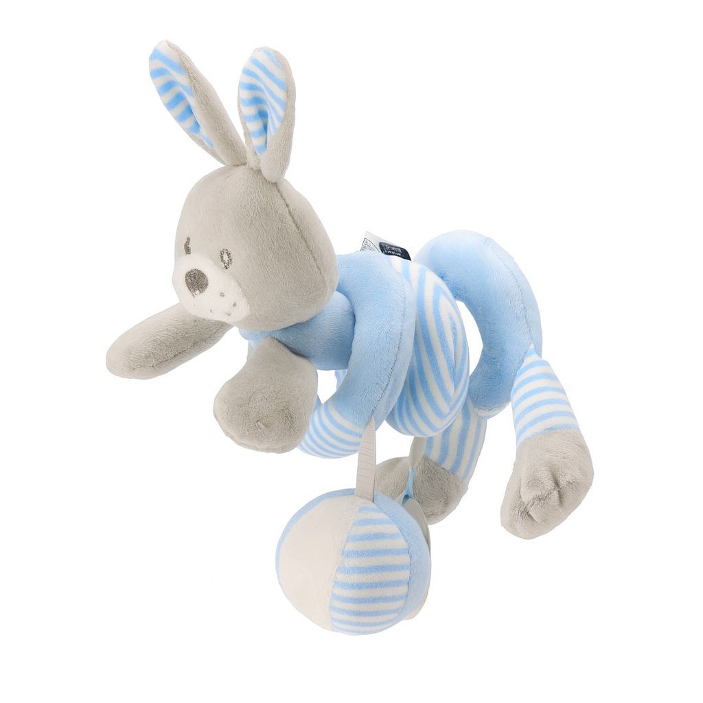 Hračka na postieľku Špirála Baby Mix králik modrý - BABY MIX