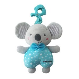 Edukačná hrajúca plyšová hračka s klipom Baby Mix koala - BABY MIX