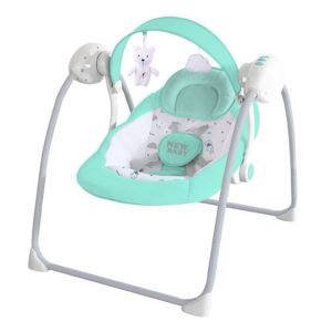 Detské hojdacie lehátko NEW BABY TEDDY Mint - NEW BABY