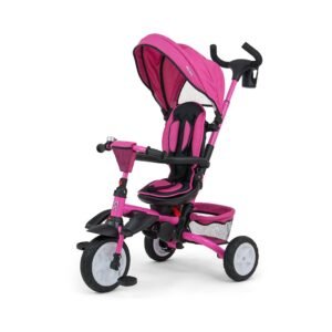 Detská trojkolka 6v1 Milly Mally Stanley pink - MILLY MALLY