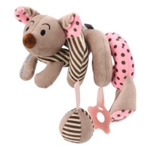 Hračka na postieľku Špirála Baby Mix Myška ružová - BABY MIX
