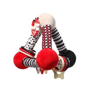 Edukačná hračka Baby Ono pyramída Tiny Yoga red - BABY ONO
