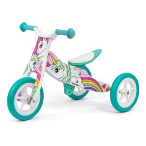 Detské multifunkčné odrážadlo 2v1 Milly Mally Cool Unicorn - MILLY MALLY