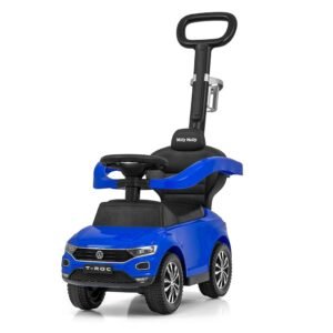 Detské odrážadlo s vodiacou tyčou VOLKSWAGEN T-ROC Milly Mally modré - MILLY MALLY