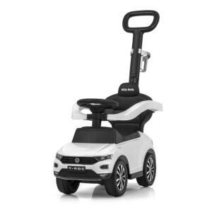 Detské odrážadlo s vodiacou tyčou VOLKSWAGEN T-ROC Milly Mally biele - MILLY MALLY