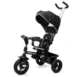 Detská trojkolka Baby Mix 5v1 RIDER 360° čierna - BABY MIX