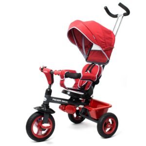 Detská trojkolka Baby Mix 5v1 RIDER 360° bordó - BABY MIX