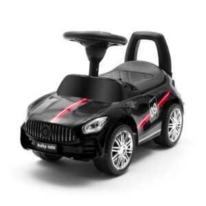 Detské odrážadlo so zvukom Baby Mix RACER čierne - BABY MIX