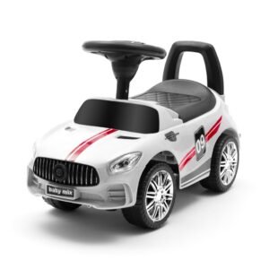 Detské odrážadlo so zvukom Baby Mix RACER biele - BABY MIX
