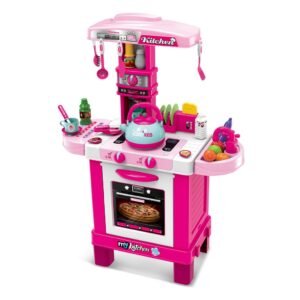 Detská kuchynka Baby Mix malý šéfkuchár ružová - BABY MIX