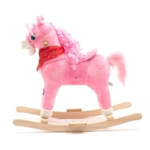 Hojdací koník s melódiou a šatkou Baby Mix Hviezdička - BABY MIX