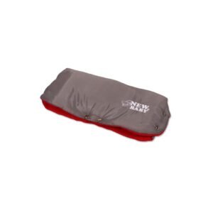 Rukávnik na kočík Classic Fleece grey/red - NEW BABY