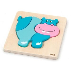 Drevené puzzle pre najmenších Viga Hroch - Viga