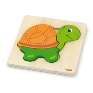 Drevené puzzle pre najmenších Viga Korytnačka - Viga