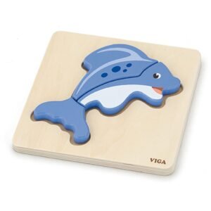 Drevené puzzle pre najmenších Viga Rybka - Viga
