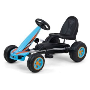 Detská šliapacia motokára Go-kart Milly Mally Viper modrá - MILLY MALLY