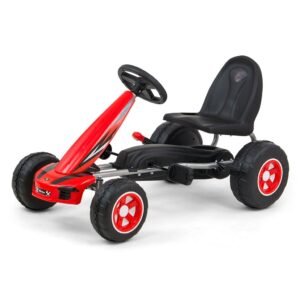 Detská šliapacia motokára Go-kart Milly Mally Viper červená - MILLY MALLY