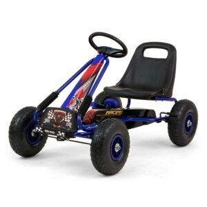 Detská šliapacia motokára Go-kart Milly Mally Thor modrá - MILLY MALLY