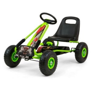 Detská šliapacia motokára Go-kart Milly Mally Thor zelená - MILLY MALLY