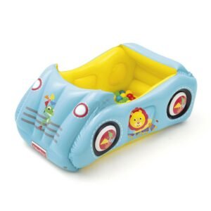 Detské nafukovacie autíčko Fisher-Price s loptičkami 119x79x51 cm - FISHER PRICE