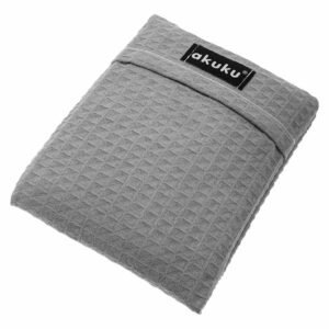 Hrejivý a chladiaci vankúšik s višňovými peckami 13×16 cm, sivý – pohodlie pri spánku a oddychu