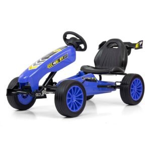 Detská šliapacia motokára Go-kart Milly Mally Rocket modrá - MILLY MALLY