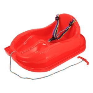 Plastové sánky s operadlom Baby Mix MINI červené - BABY MIX