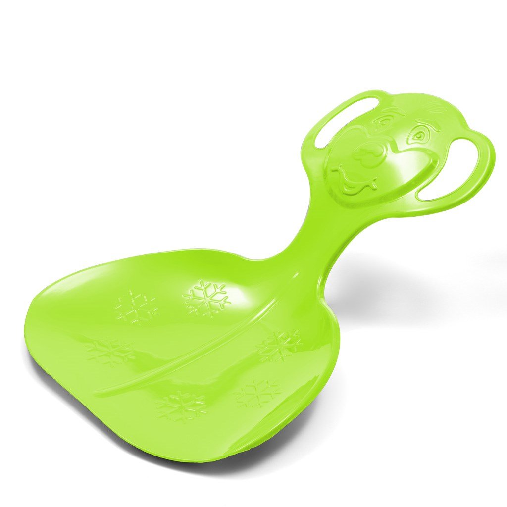 Detský sánkovací klzák lopata Baby Mix COMFORT LINE M zelený - BABY MIX