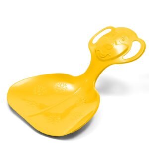 Detský sánkovací klzák lopata Baby Mix COMFORT LINE M žltý - BABY MIX