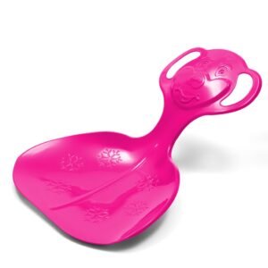 Detský sánkovací klzák lopata Baby Mix COMFORT LINE M rúžový - BABY MIX