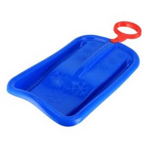 Sánkovací klzák s pohyblivou rukoväťou Baby Mix SNOW ARROW 74 cm modrý - BABY MIX