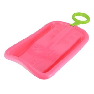 Sánkovací klzák s pohyblivou rukoväťou Baby Mix SNOW ARROW 74 cm ružový - BABY MIX