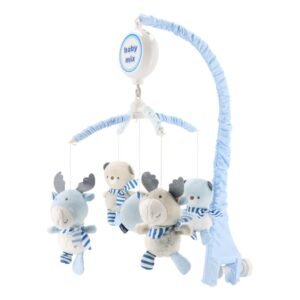 Elektronický kolotoč nad postieľku Baby Mix Losy a medvedíky s melódiami - BABY MIX