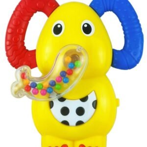 Detská hrkálka so zvukom Baby Mix sloník - BABY MIX