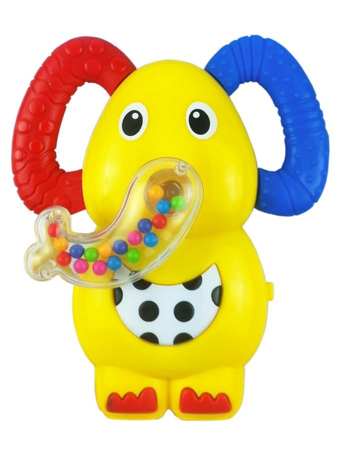 Detská hrkálka so zvukom Baby Mix sloník - BABY MIX