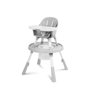 Jedálenská stolička CARETERO 3v1 Velmo grey - CARETERO