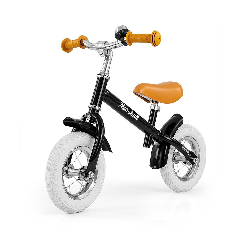 Detské odrážadlo bicykel Milly Mally Marshall Air Black - MILLY MALLY