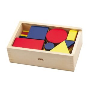 Drevené geometrické kocky Viga - Viga