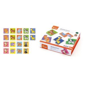 Drevené puzzle Viga Zvieratka 36ks - Viga