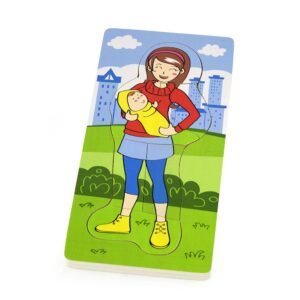 Drevené puzzle Viga Ako rastie dietˇatko - Viga