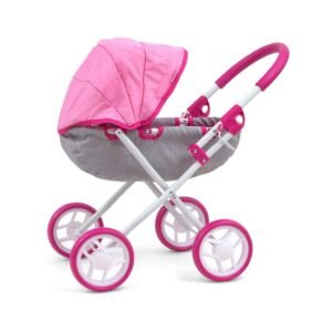 Detský kočík pre bábiky Milly Mally Dori Prestige Pink - MILLY MALLY