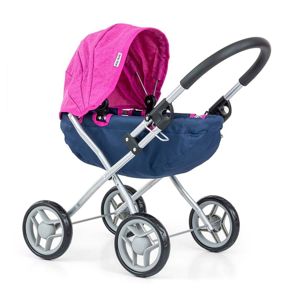 Detský kočík pre bábiky Milly Mally Dori Prestige Navy - MILLY MALLY